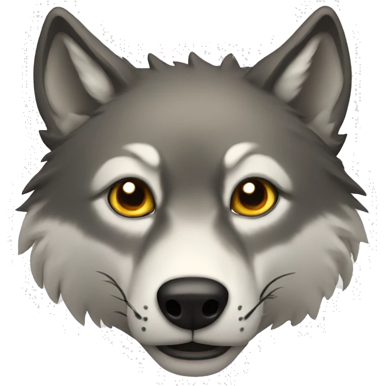 Wolf face emoji