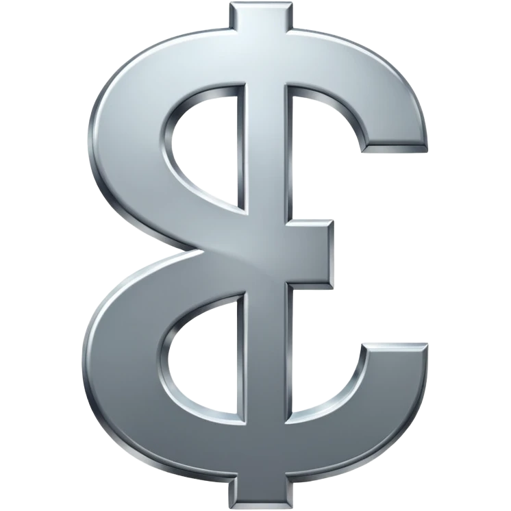 $ dollar metal symbol emoji