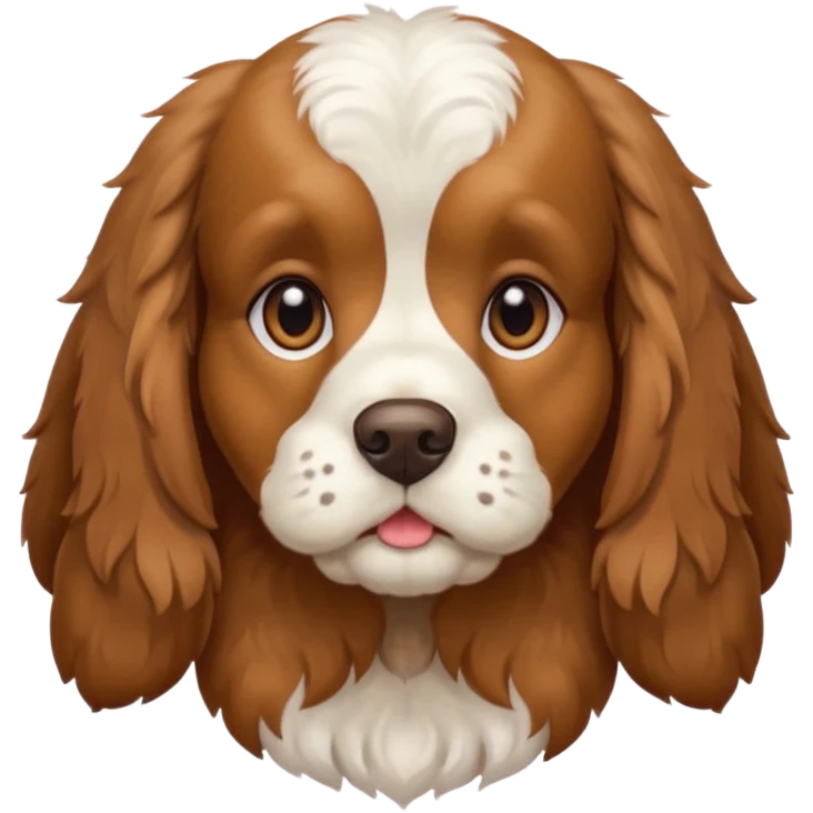 A Cocker Spaniel dog emoji
