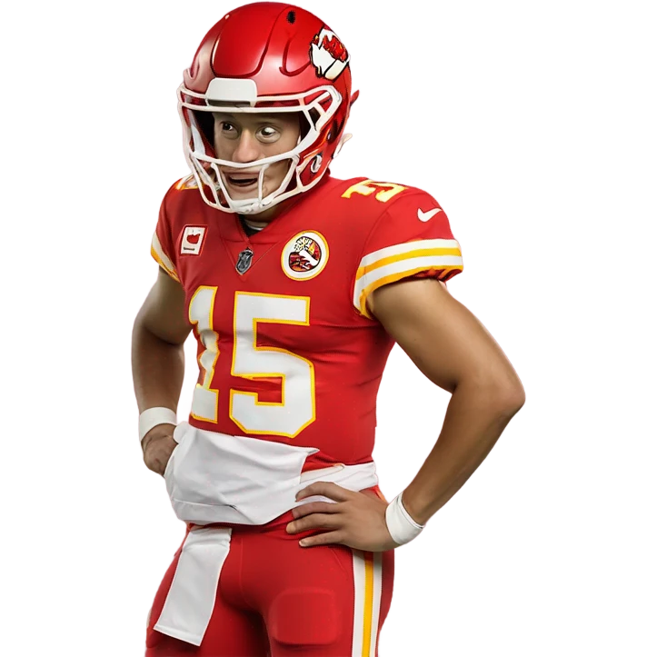 Patrick Mahomes farting emoji