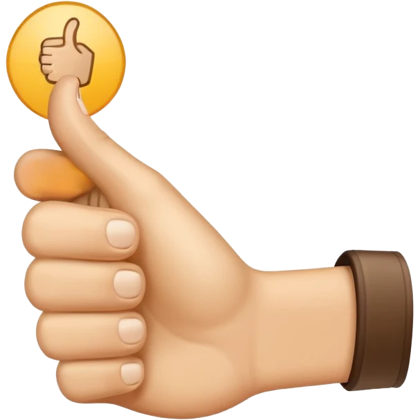 thumbs up hand emoji