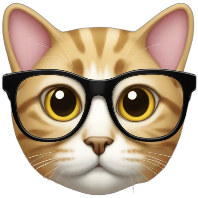 cat-wearing-glasse emoji