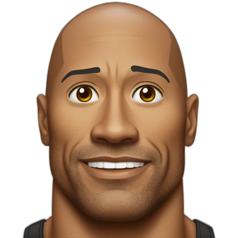 Dwayne Johnson emoji