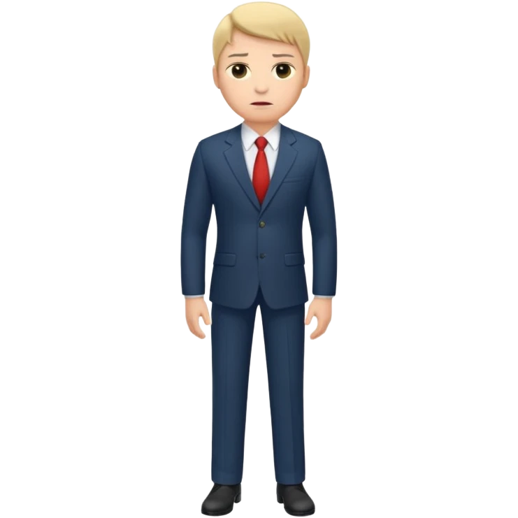 owner serious manager, strong at full height emoji