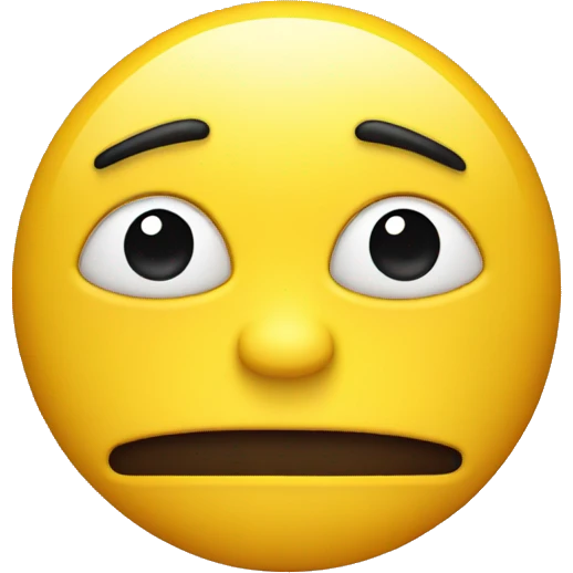 Yellow emoji with squinting eyes emoji
