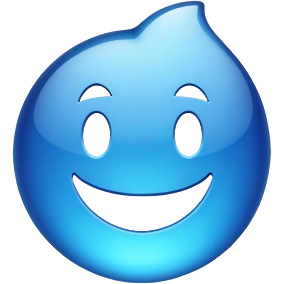 Verified blue thick logo emoji