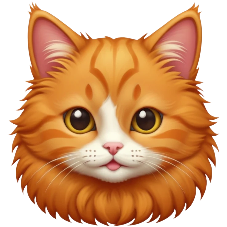 a small cute ginger cat  emoji