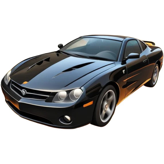 An icon showing an action-packed scene with a character driving a fast car through a bustling city, inspired by GTA 4. The design features dynamic movement, with explosions and chaos in the background, symbolizing high-speed chases and intense action. Transparent background. emoji
