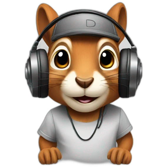 dj-squirrel emoji