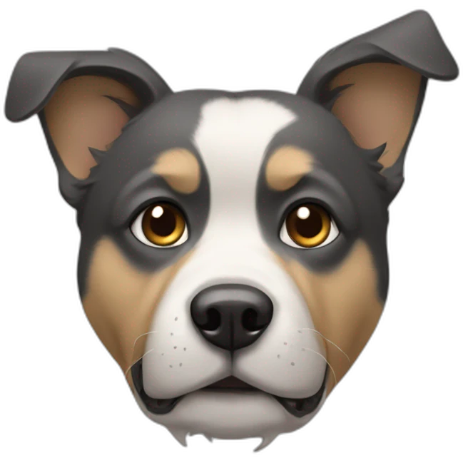 Chien sans poils emoji