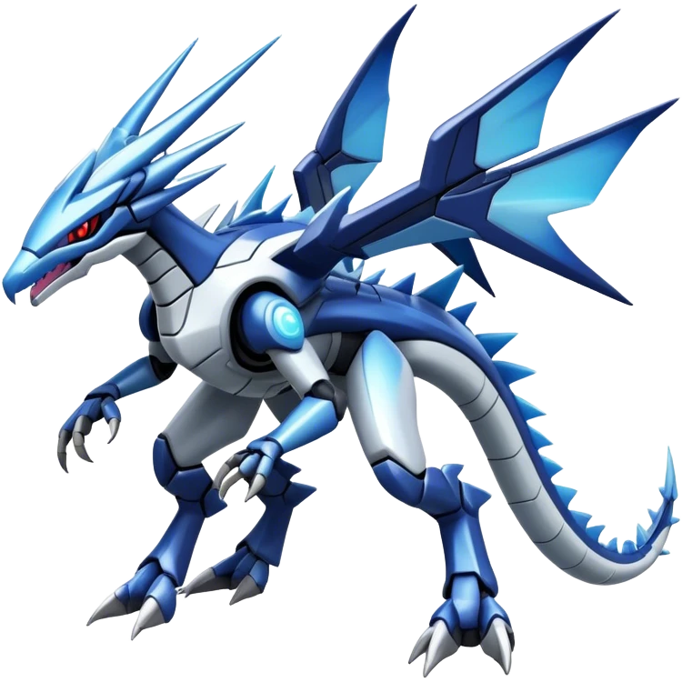  Cool Edgy Shiny Futuristic Ethereal Legendary Dialga-Digimon-Palkia-hybrid full body emoji