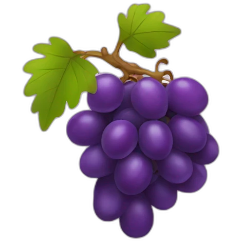 Flirting grapes emoji