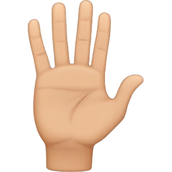 scouts honor hand gesture with index, middle, and ring fingers close together  emoji