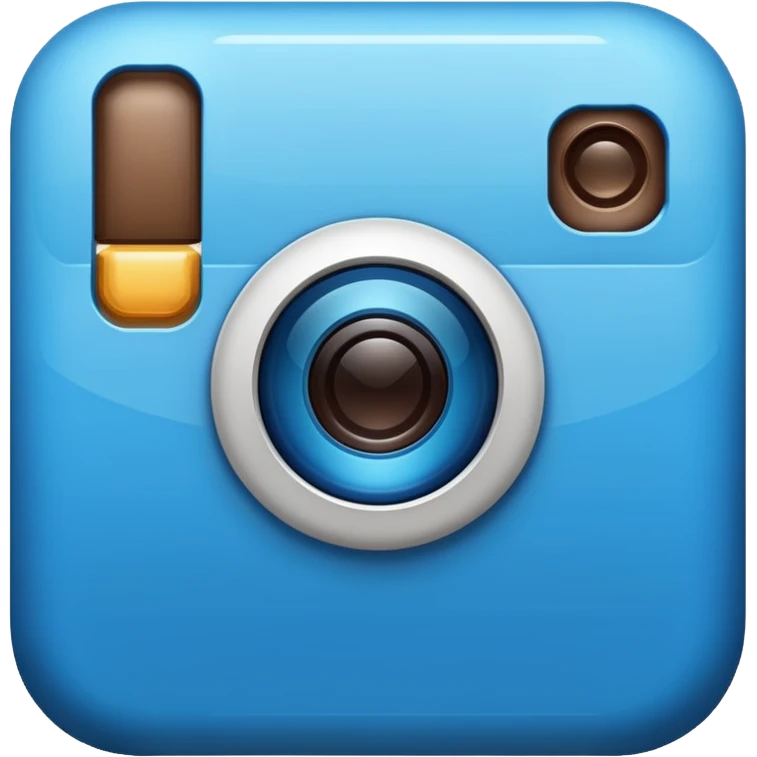 Instagram blue thick meta  symbol emoji