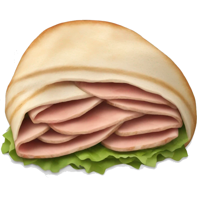 turkey deli meat wrap emoji