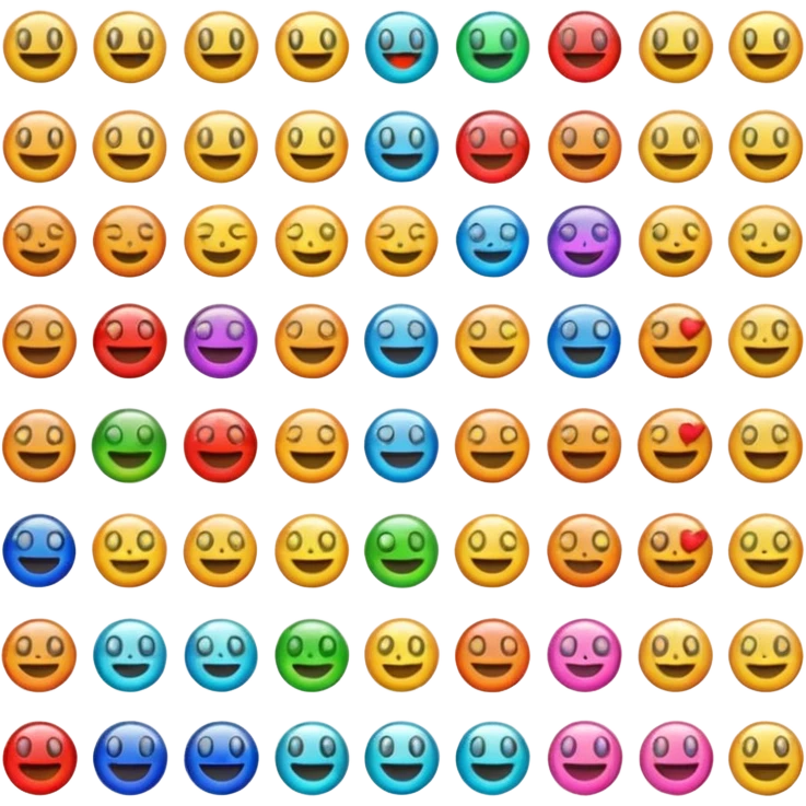 A multi emoji 1emoji maked of 25 emoji