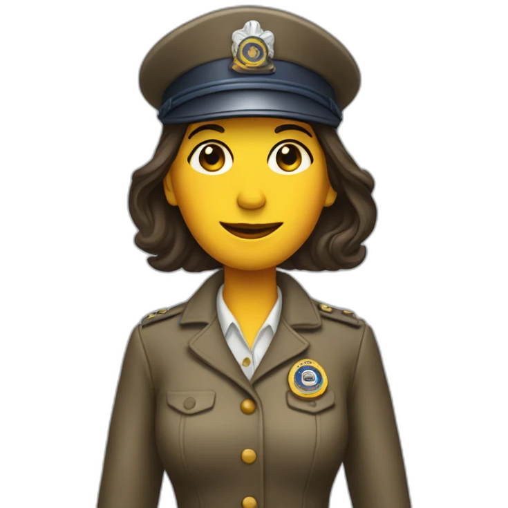 Harriet Quimby with aviation hat emoji