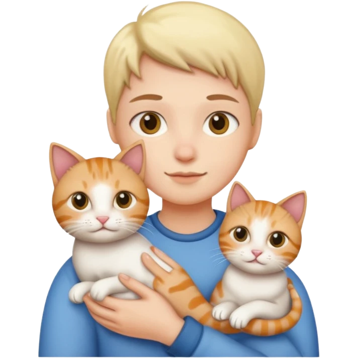 Cat woth a person emoji