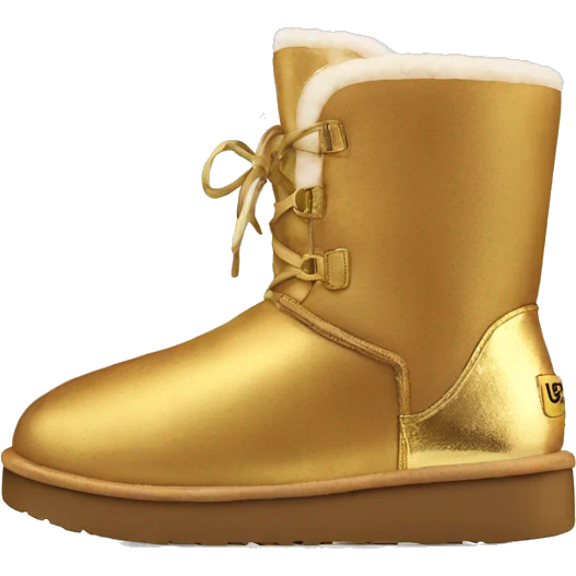gold ugg boots emoji