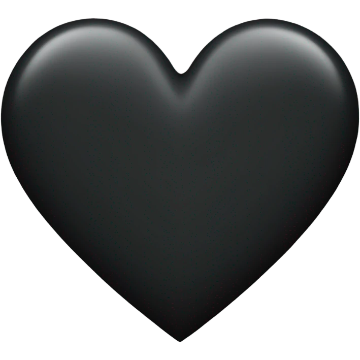 Black heart emoji