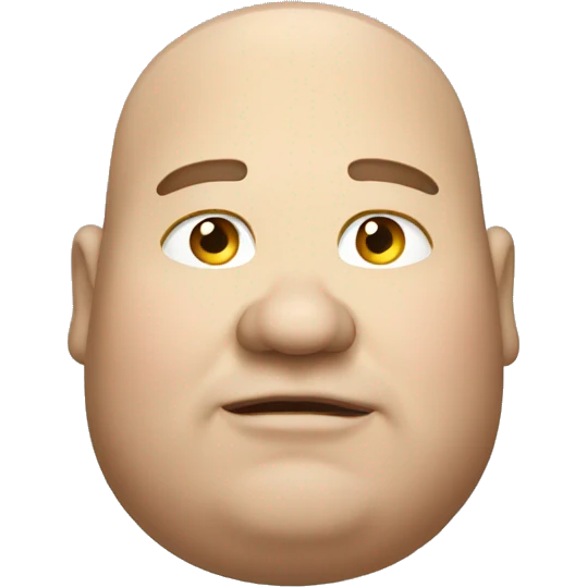 Fat man emoji