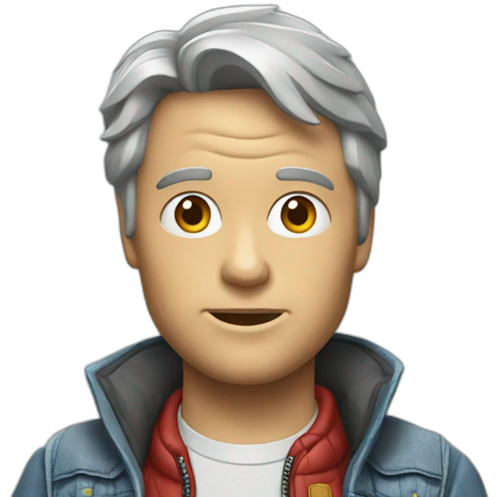 Marty mcfly emoji