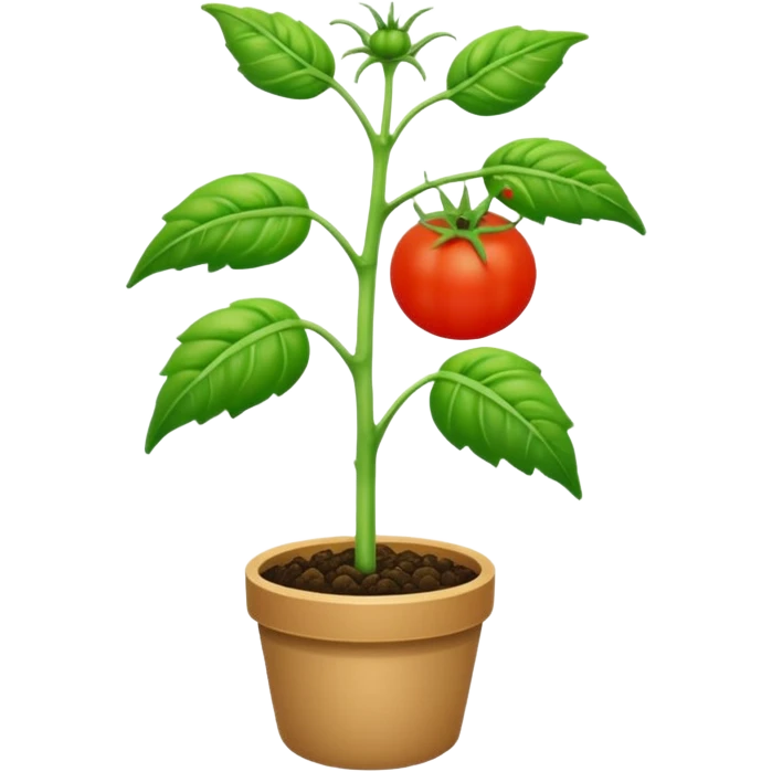 realistic tomato seedling emoji