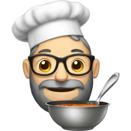 a rabbi cooking soup emoji
