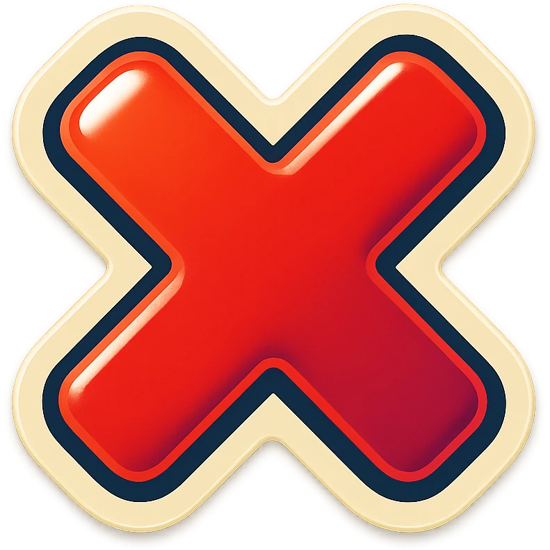 Cross Mark emoji