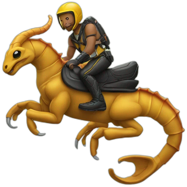 Riding A Scorpion emoji
