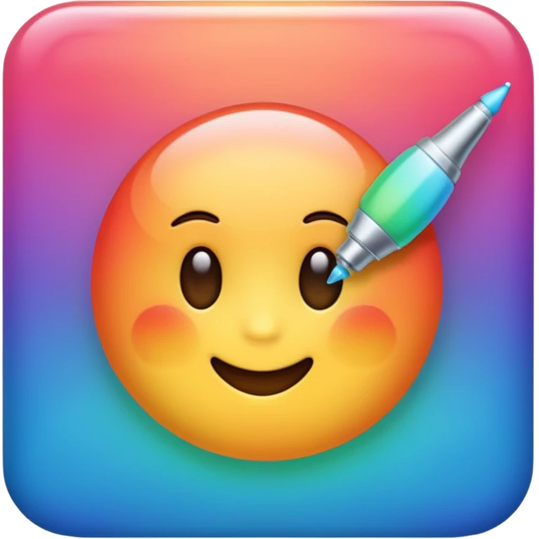 Air brush emoji