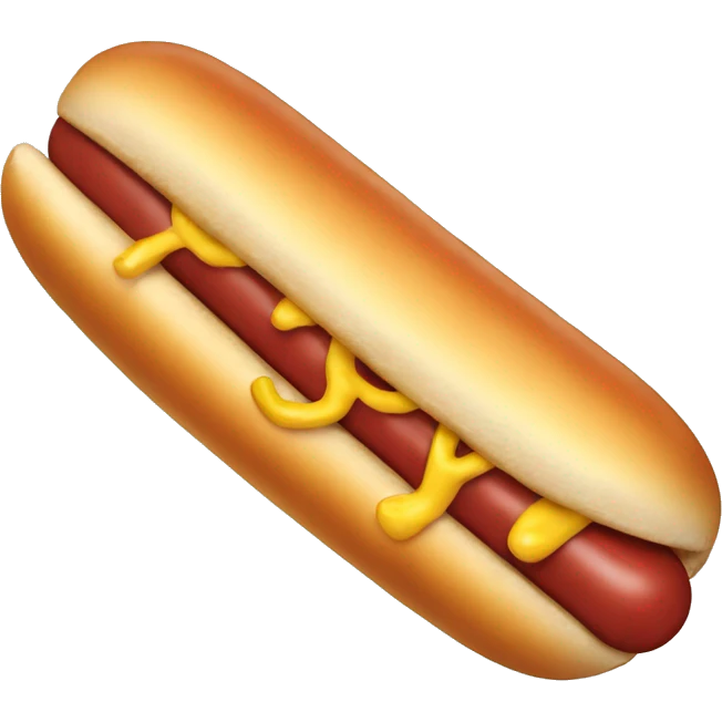Juicy hotdog emoji