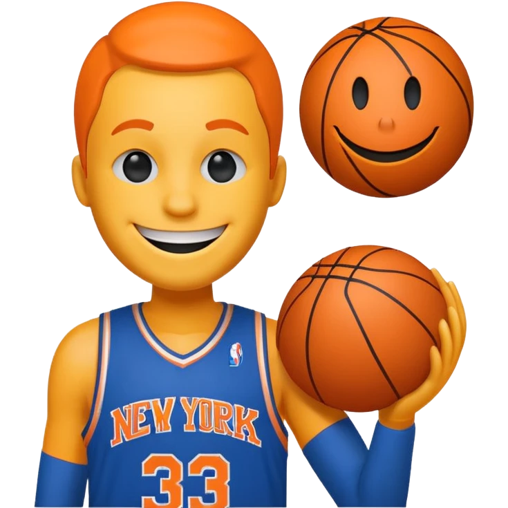 Smiley icon new york knicks emoji