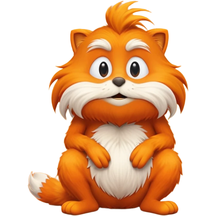 Lorax with a big butt  emoji