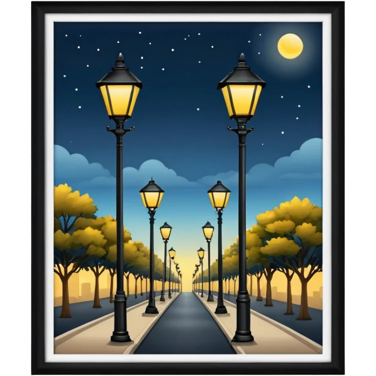 streetlights, Australia emoji