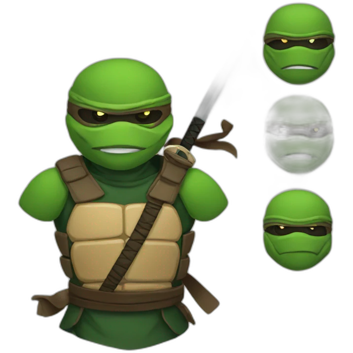 Tortue ninja emoji