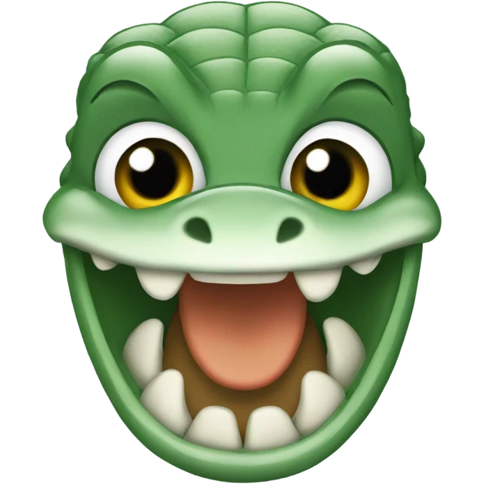 Rolling gator emoji