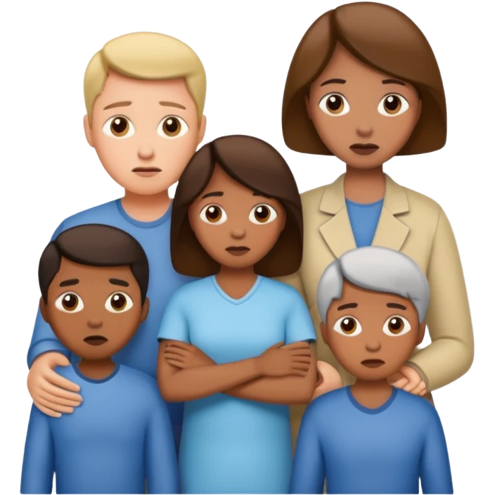 Family fear take precaution emoji