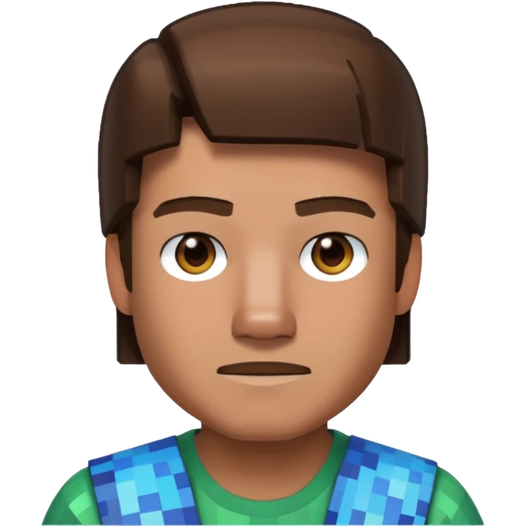 Steve from Minecraft emoji