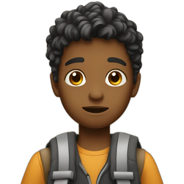 Boy WHO can't go to school emoji
