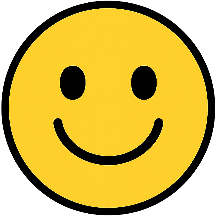 smiling face icon, cheerful emoji
