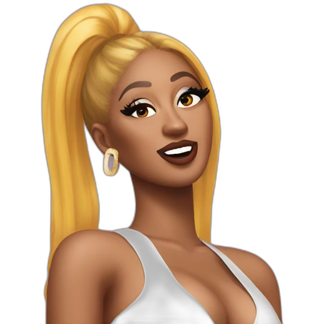 Cardi b vs Megan thee stallion emoji