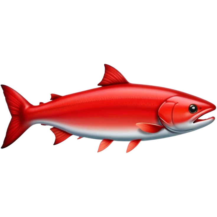 Sockeye salmon emoji