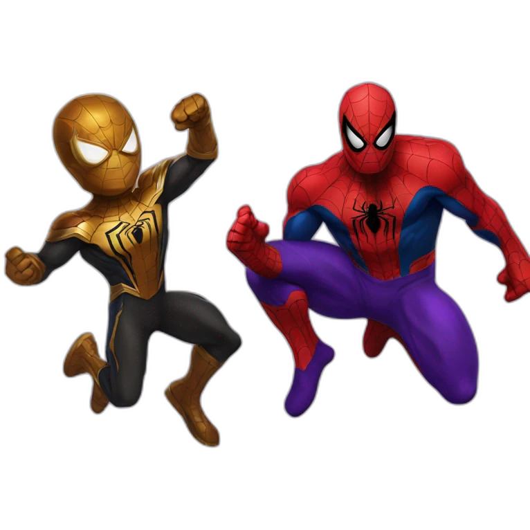 Spiderman vs thanos emoji