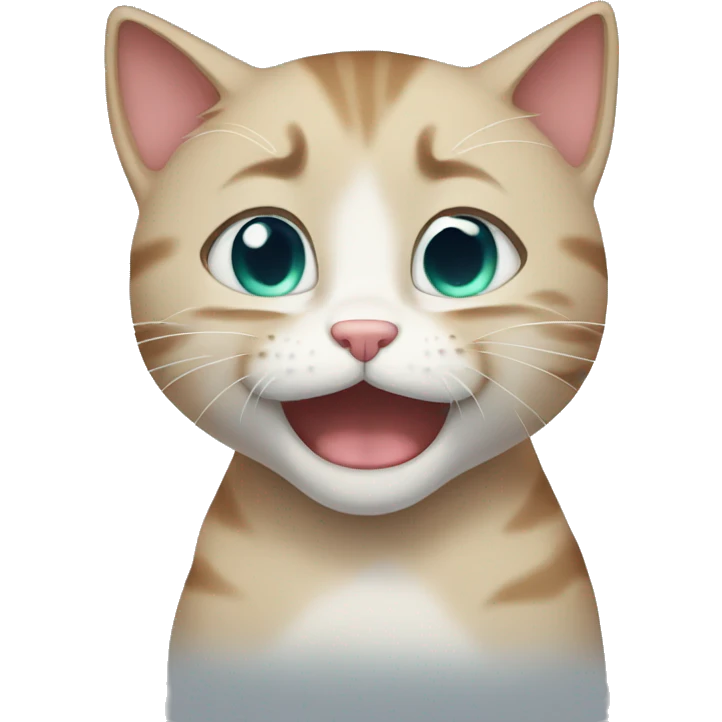 Kitty cry emoji