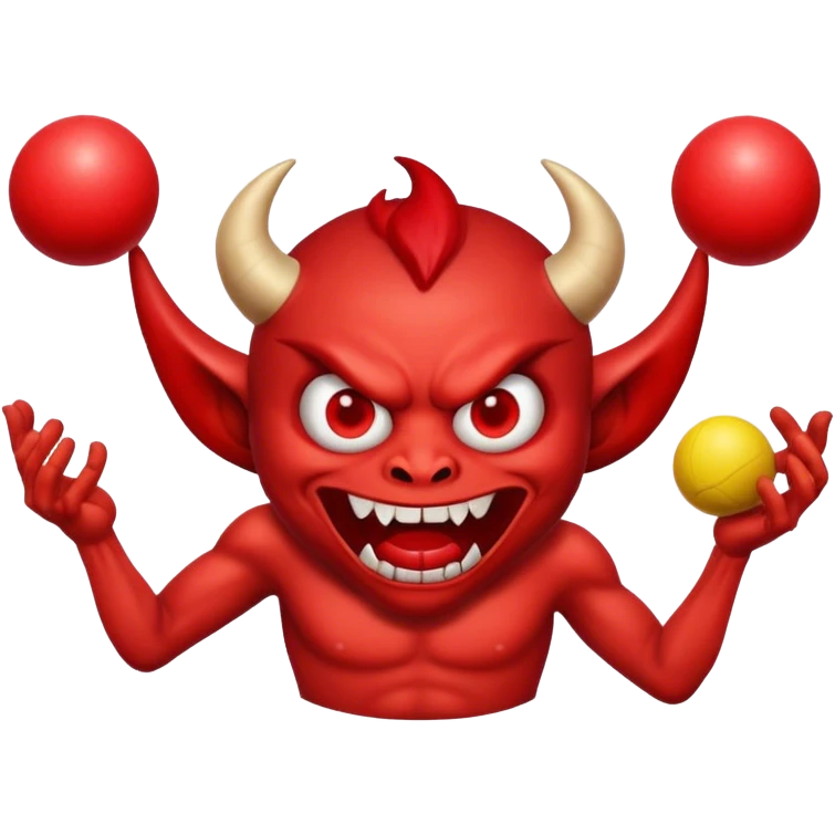 juggling emoji demon emoji