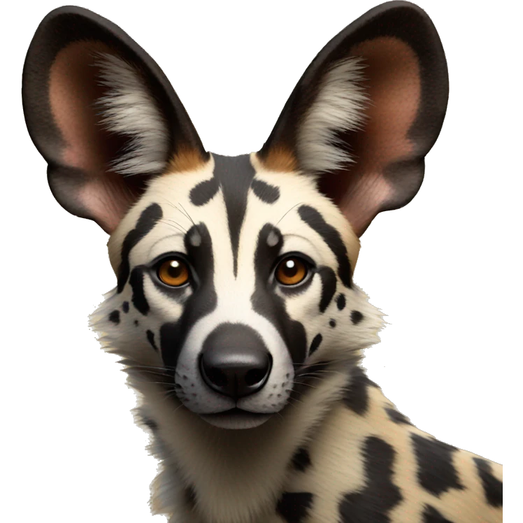 african wild dog emoji