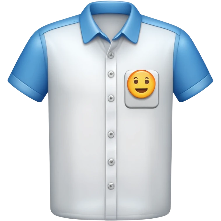 button on a shirt emoji