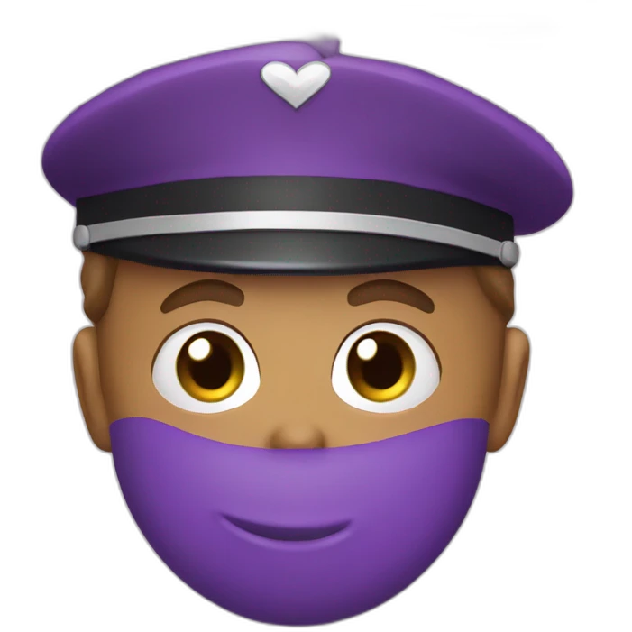 purple heart emoji