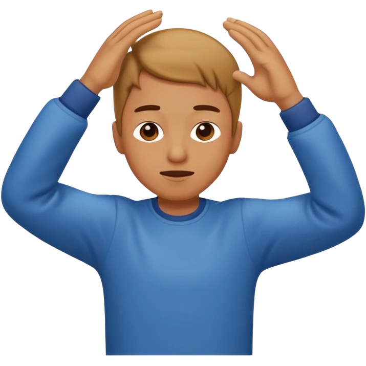 a person dabbing  emoji